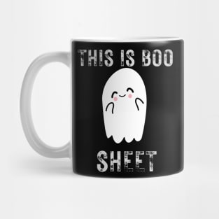 This Is Boo Sheet Ghost Retro Halloween Costume Mug